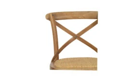 Provincial Cross Back Counter Stool – Natural Oak -Abide Interiors PR17F81