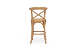 Provincial Cross Back Counter Stool – Natural Oak -Abide Interiors PRC2991