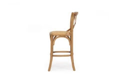 Provincial Cross Back Counter Stool – Natural Oak -Abide Interiors PROVIN4