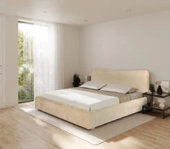 Paddington Bed – Oyster -Abide Interiors Paddington Bed Oyster Styled 1