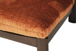 Parker Armchair – Burned Orange On Charcoal Frame -Abide Interiors Parker Armchair Burnt Ochre 6