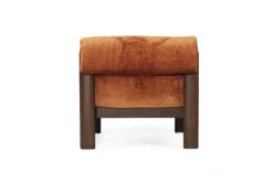 Parker Armchair – Burned Orange On Charcoal Frame -Abide Interiors Parker Armchair Burnt Ochre 8