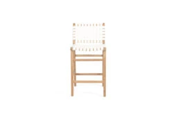 Pasadena Leather Counter Stool – White – Woven -Abide Interiors Pasadena Counter White Woven 3