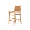 Pasadena Leather Counter Stool – Natural – Woven -Abide Interiors Pasadena Counter Woven Natural 1