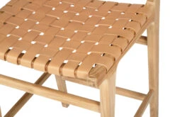 Pasadena Leather Counter Stool – Natural – Woven -Abide Interiors Pasadena Counter Woven Natural 7