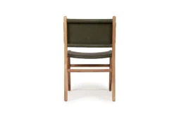 Pasadena Leather Side Chair – Olive 20 Pasadena Leather Side Chair – Olive -Abide Interiors Pasadena Dining Chair Olive Flat 6