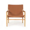 Pasadena Leather Sling Chair – Tan 1 Pasadena Leather Sling Chair – Tan -Abide Interiors Pasadena Leather Sling Chair Tan 1