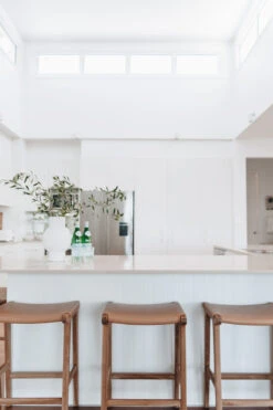 Pasadena Leather Saddle Stool – Flat Natural 36 Pasadena Leather Saddle Stool – Flat Natural -Abide Interiors Pasadena Saddle Nat Styled 4