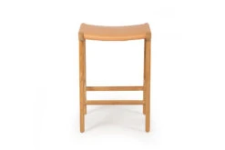 Pasadena Leather Saddle Stool – Flat Natural 23 Pasadena Leather Saddle Stool – Flat Natural -Abide Interiors Pasadena Saddle Stool Flat Natural 2