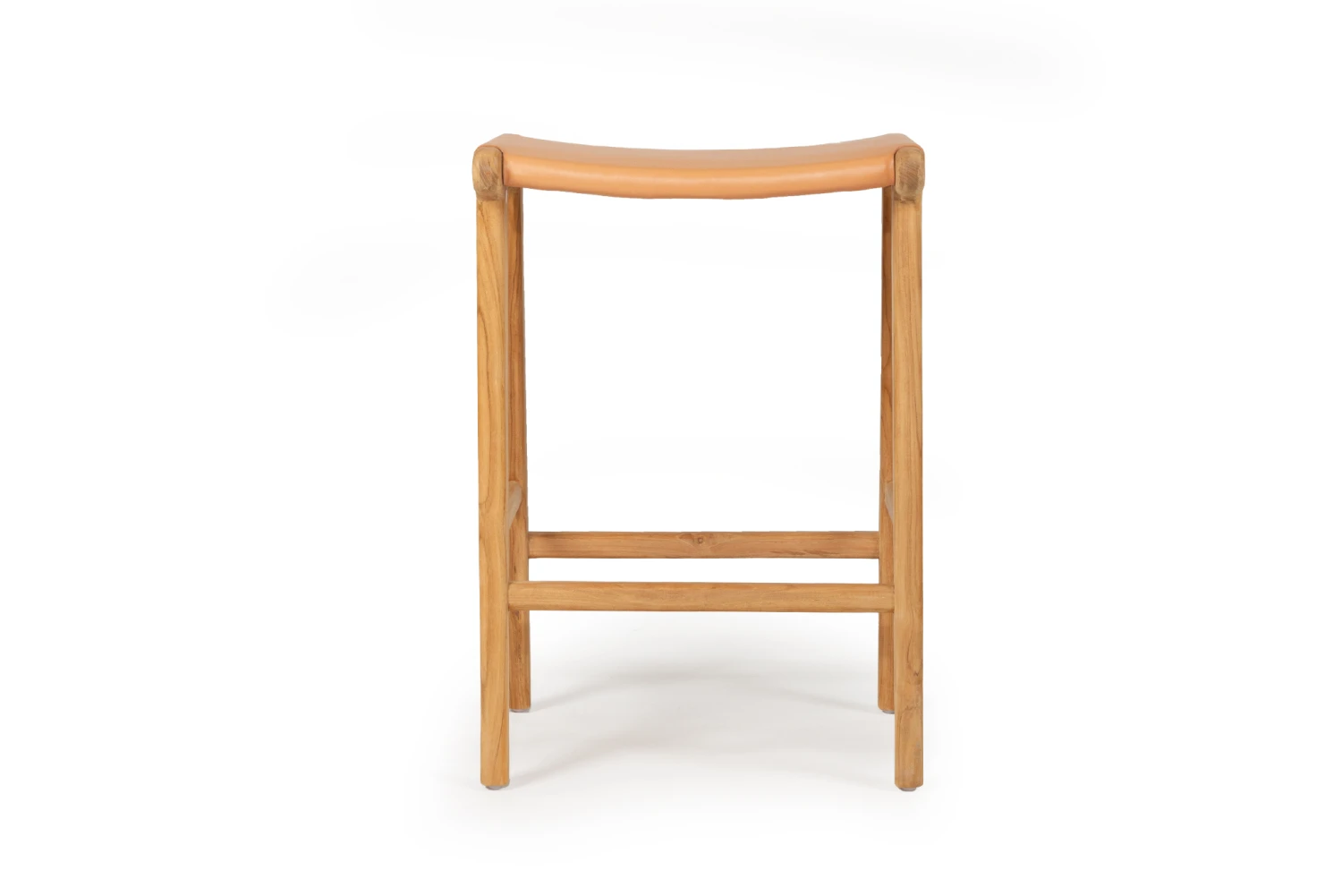 Pasadena Leather Saddle Stool – Flat Natural 9 Pasadena Leather Saddle Stool – Flat Natural - Image 7