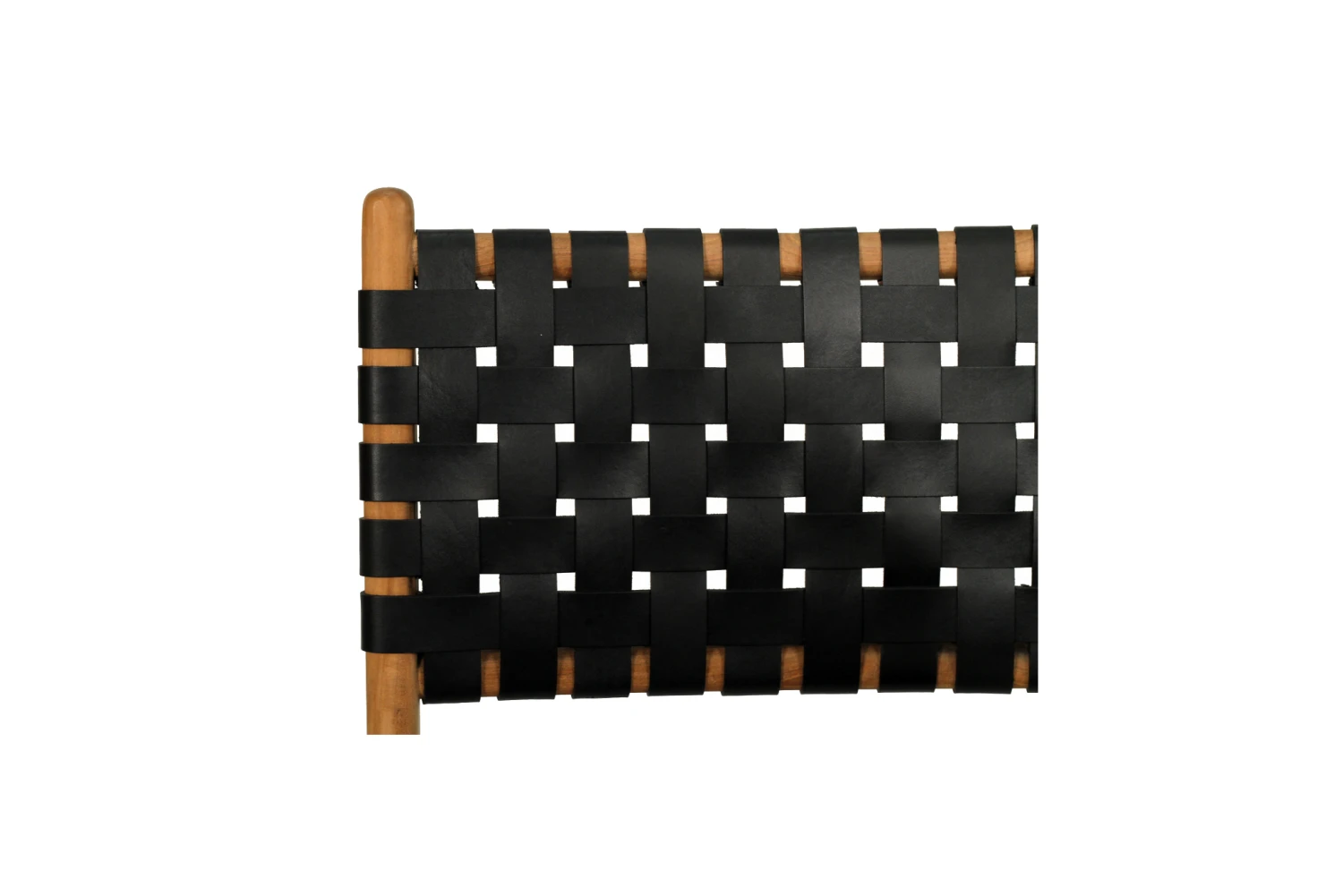 Pasadena Woven Leather Side Chair – Black 11 Pasadena Woven Leather Side Chair – Black - Image 9