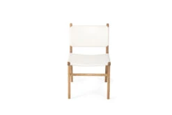 Pasadena Leather Side Chair – White 18 Pasadena Leather Side Chair – White -Abide Interiors Pasadena Side Chair Flat White 3 1
