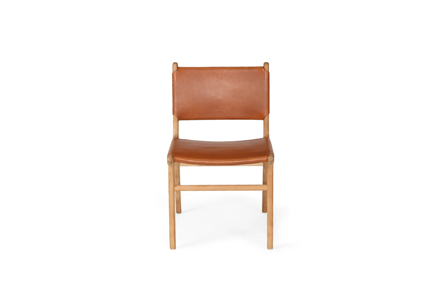 Pasadena Leather Side Chair – Tan 5 Pasadena Leather Side Chair – Tan - Image 3