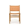 Pasadena Woven Leather Side Chair – Natural -Abide Interiors Pasadena Woven Side Chair Natural 1