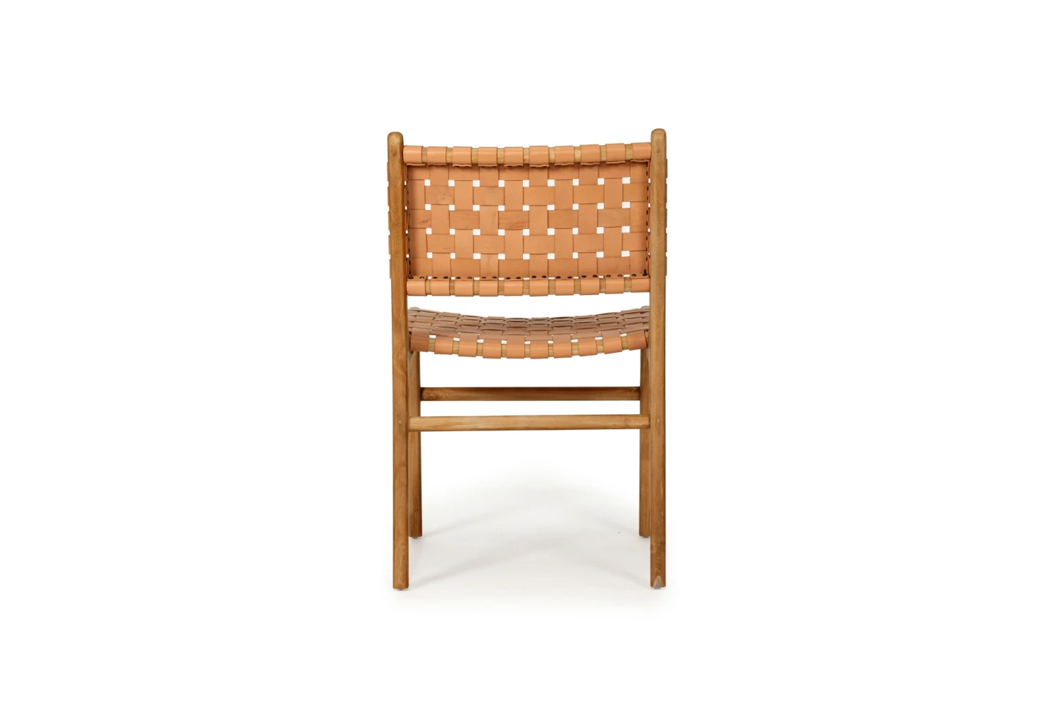 Pasadena Woven Leather Side Chair – Natural 9 Pasadena Woven Leather Side Chair – Natural - Image 7