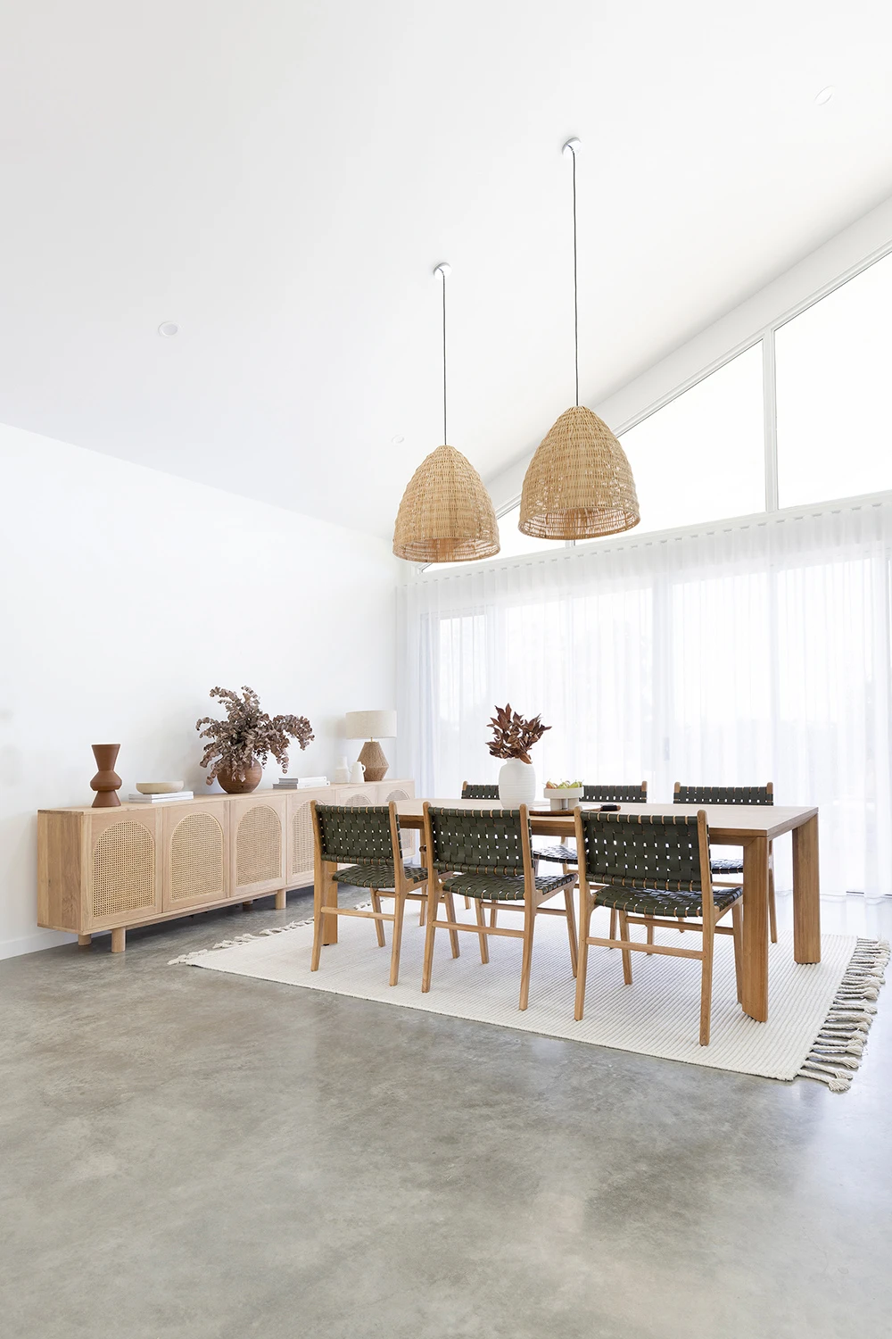 Pasadena Leather Side Chair – Woven – Olive 13 Pasadena Leather Side Chair – Woven – Olive - Image 11