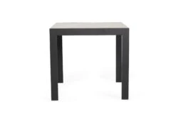 Roberto Outdoor Dining Table 80cm – Asteroid Black (Charcoal)