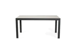 Roberto Outdoor Dining Table 160cm – Asteroid Black (Charcoal)