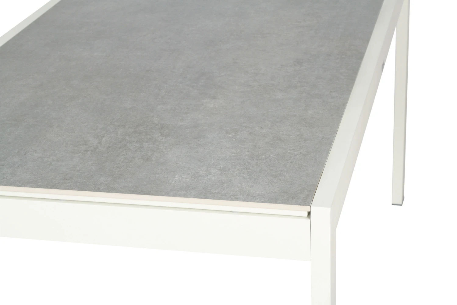 Roberto Outdoor Dining Table 160cm – Pearl White 8 Roberto Outdoor Dining Table 160cm – Pearl White - Image 6