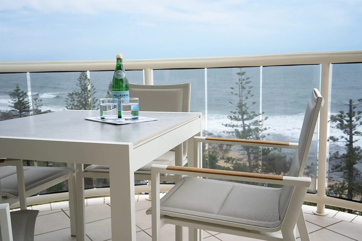 Roberto Outdoor Dining Table 80cm – Pearl White 13 Roberto Outdoor Dining Table 80cm – Pearl White - Image 11