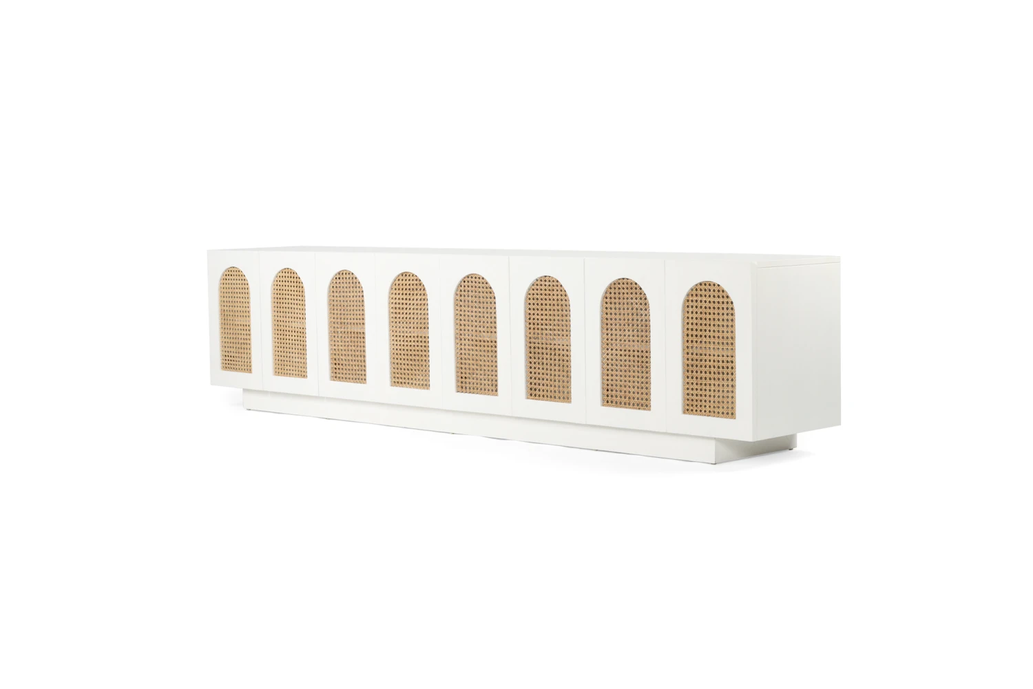 Ryan Eight Door Entertainment Unit – White 4 Ryan Eight Door Entertainment Unit – White - Image 2