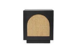 Ryan Bedside Table – Black -Abide Interiors Ryan Bedside Table Black 3