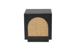 Ryan Bedside Table – Black -Abide Interiors Ryan Bedside Table Black 4