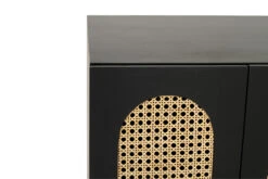 Ryan Eight Door Entertainment Unit – Black -Abide Interiors Ryan Entertainment Unit 8 Door Black 8