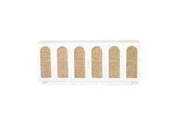 Ryan Six Door Sideboard – White -Abide Interiors Ryan Sideboard White 2