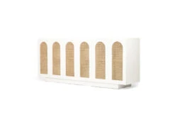 Ryan Six Door Sideboard – White -Abide Interiors Ryan Sideboard White 3