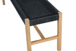 Sabai Woven Bench Seat – Black – Close Weave 14 Sabai Woven Bench Seat – Black – Close Weave -Abide Interiors Sabai Bench Black 152cm 5