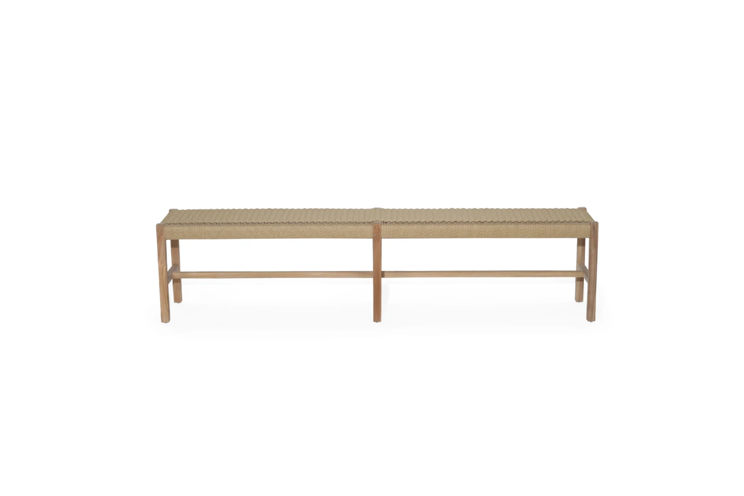 Sabai Woven Bench Seat – Sand – Close Weave -2m 5 Sabai Woven Bench Seat – Sand – Close Weave -2m - Image 3