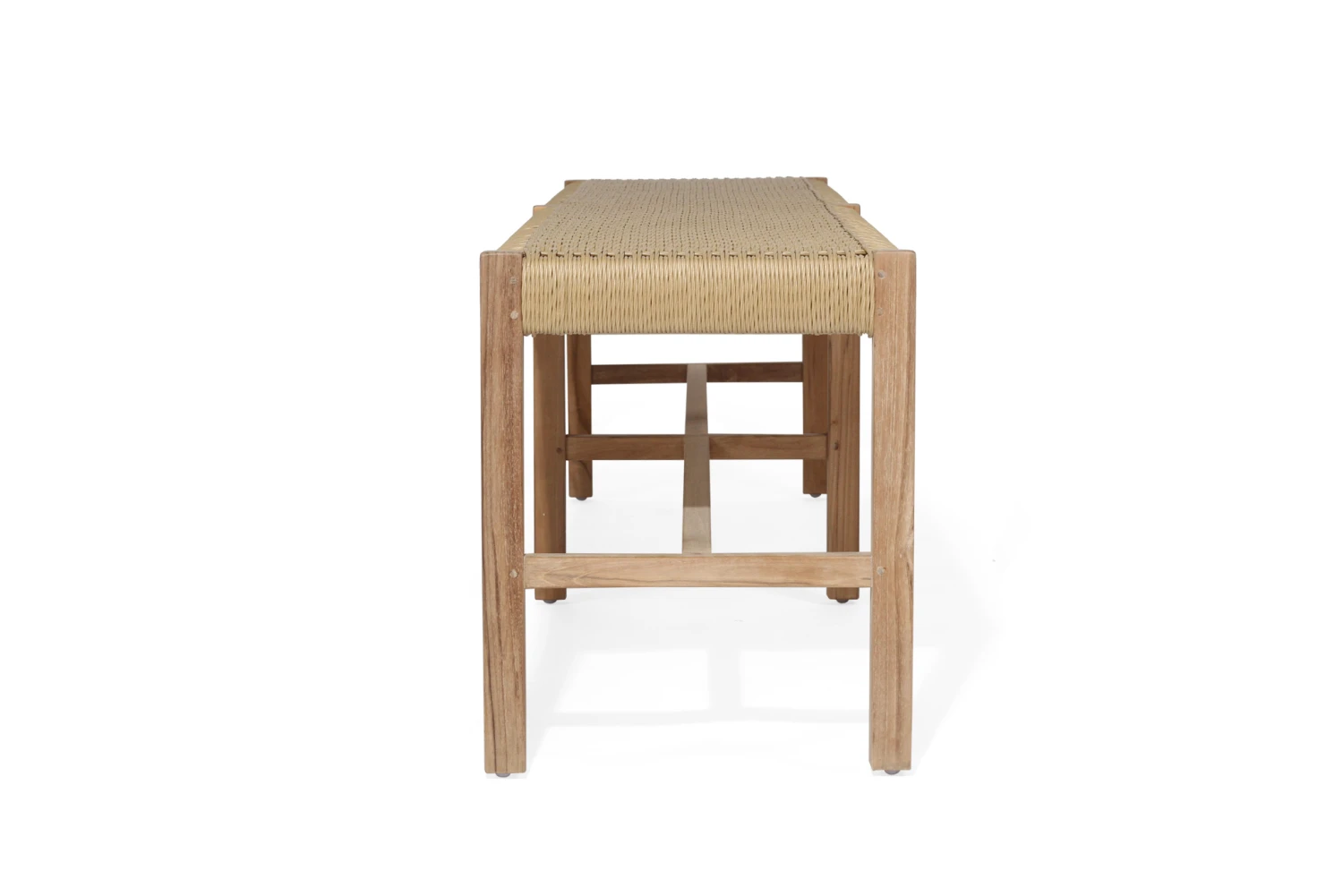 Sabai Woven Bench Seat – Sand – Close Weave -2m 6 Sabai Woven Bench Seat – Sand – Close Weave -2m - Image 4