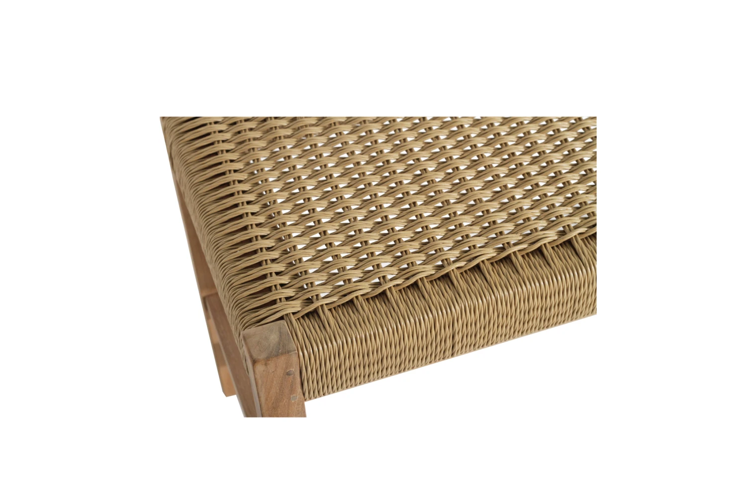 Sabai Woven Bench Seat – Sand – Close Weave -2m 7 Sabai Woven Bench Seat – Sand – Close Weave -2m - Image 5
