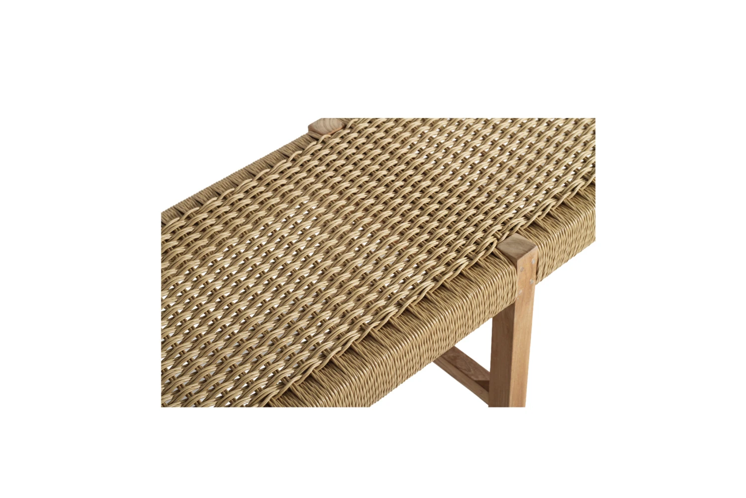 Sabai Woven Bench Seat – Sand – Close Weave -2m 8 Sabai Woven Bench Seat – Sand – Close Weave -2m - Image 6