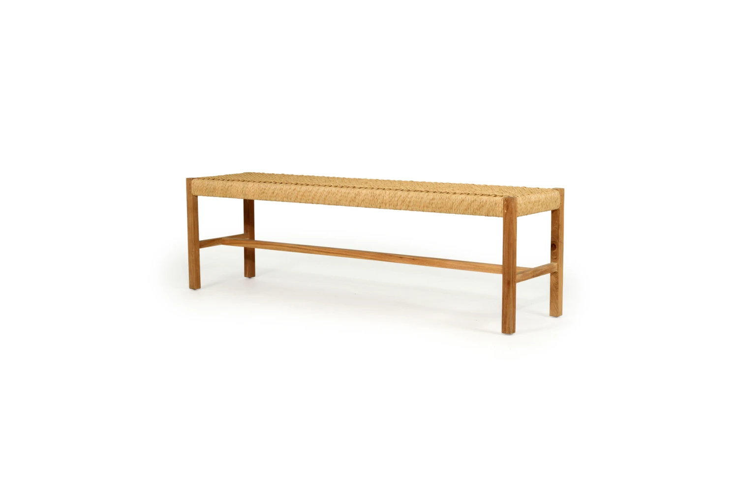 Sabai Woven Bench Seat – Sand – Close Weave 5 Sabai Woven Bench Seat – Sand – Close Weave - Image 3