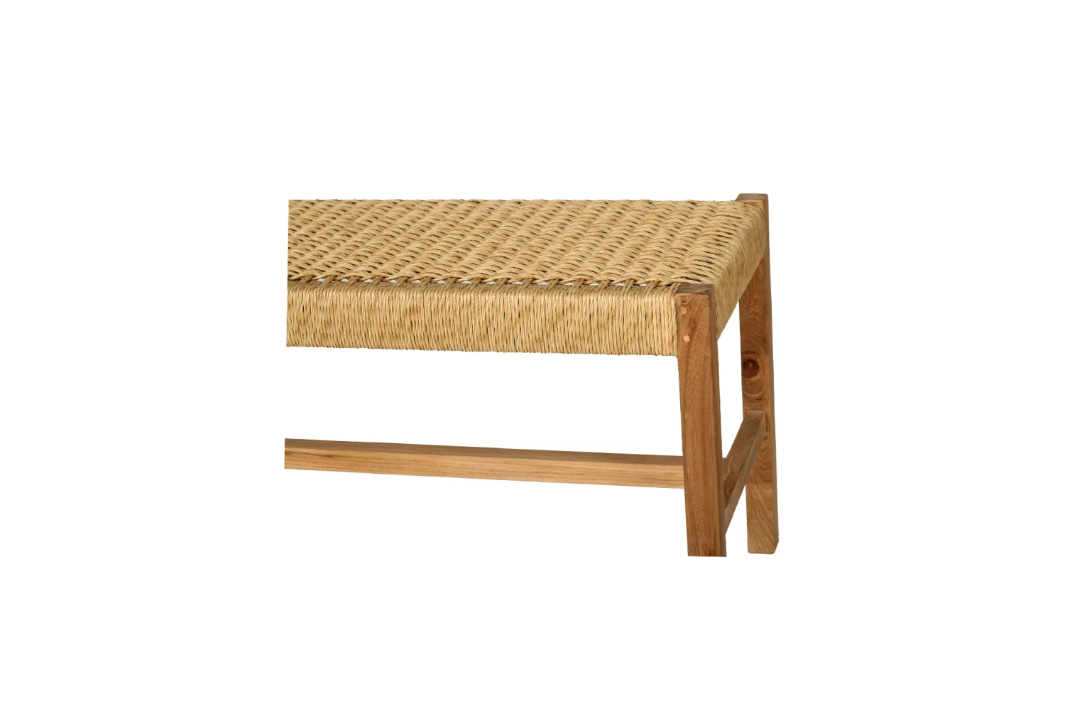 Sabai Woven Bench Seat – Sand – Close Weave 8 Sabai Woven Bench Seat – Sand – Close Weave - Image 6