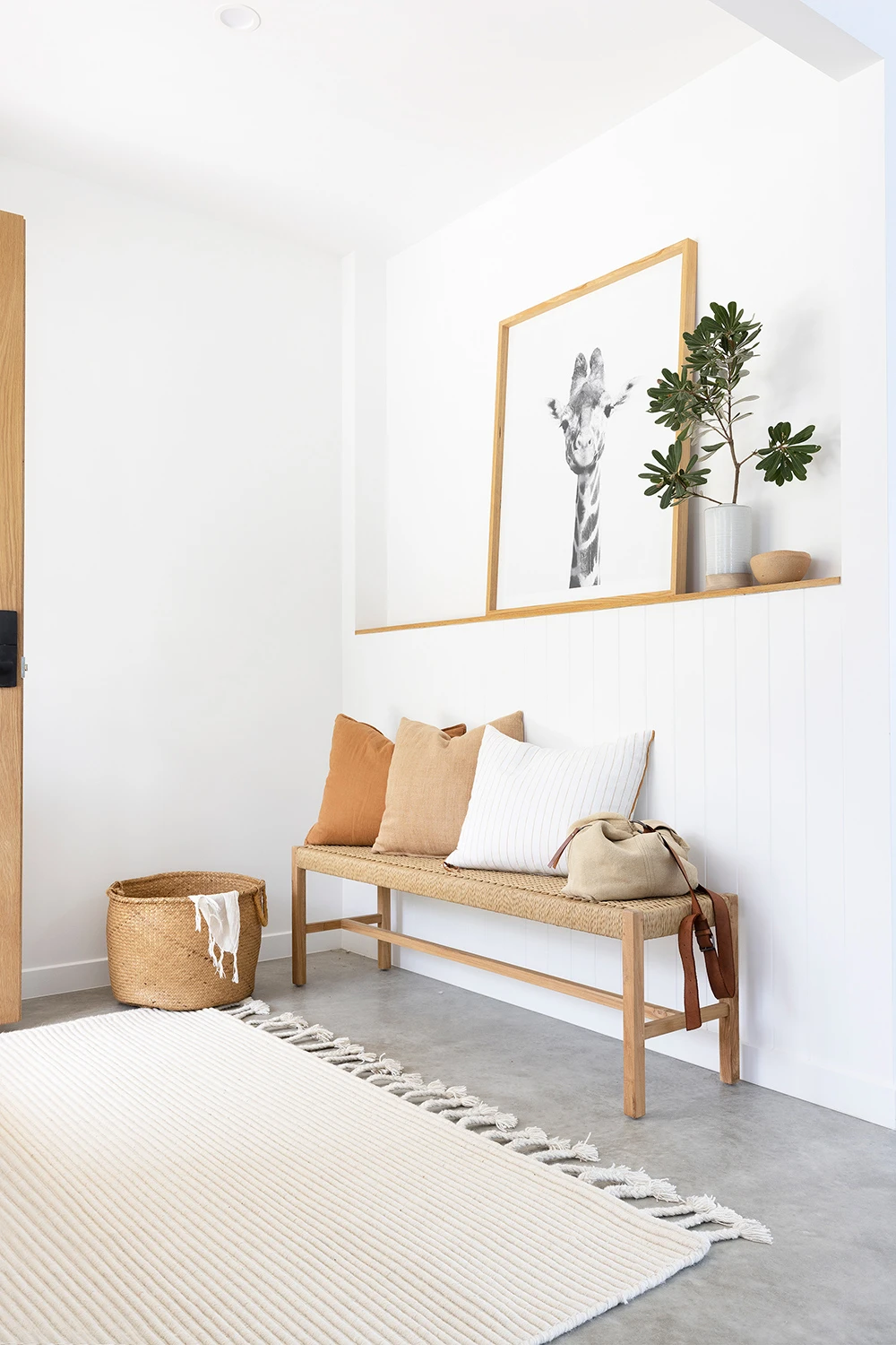 Sabai Woven Bench Seat – Sand – Close Weave 4 Sabai Woven Bench Seat – Sand – Close Weave - Image 2