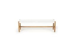 Sabai Woven Bench Seat – White – Close Weave -Abide Interiors Sabai Woven Bench Seat White CW 2