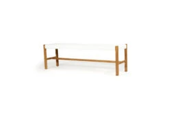 Sabai Woven Bench Seat – White – Close Weave -Abide Interiors Sabai Woven Bench Seat White CW 3