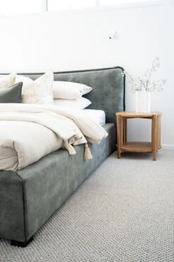 Paddington Bed – Forest Green -Abide Interiors Sadie Bedside Natural Styled 3 1