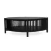 Sadie Round Coffee Table – Black – 100cm -Abide Interiors Sadie Round Black 100cm 3