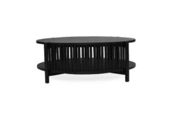 Sadie Round Coffee Table – Black – 100cm -Abide Interiors Sadie Round Black 100cm 4