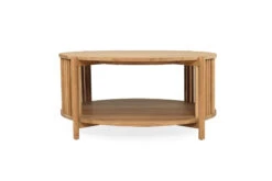 Sadie Round Coffee Table – 100cm -Abide Interiors Sadie Round Coffee Table 100cm Natural 2