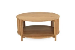 Sadie Round Coffee Table – 100cm -Abide Interiors Sadie Round Coffee Table 100cm Natural 3
