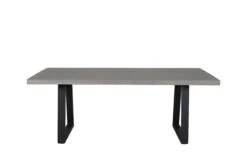 1.6m Sierra Rectangular Dining Table – Speckled Grey With Black Powder Coated Legs -Abide Interiors Sierra Speckled Grey 1 scaled 1