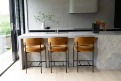 Soho Counter Stool – Rust -Abide Interiors Soho Counter Stool Rust Styled 5