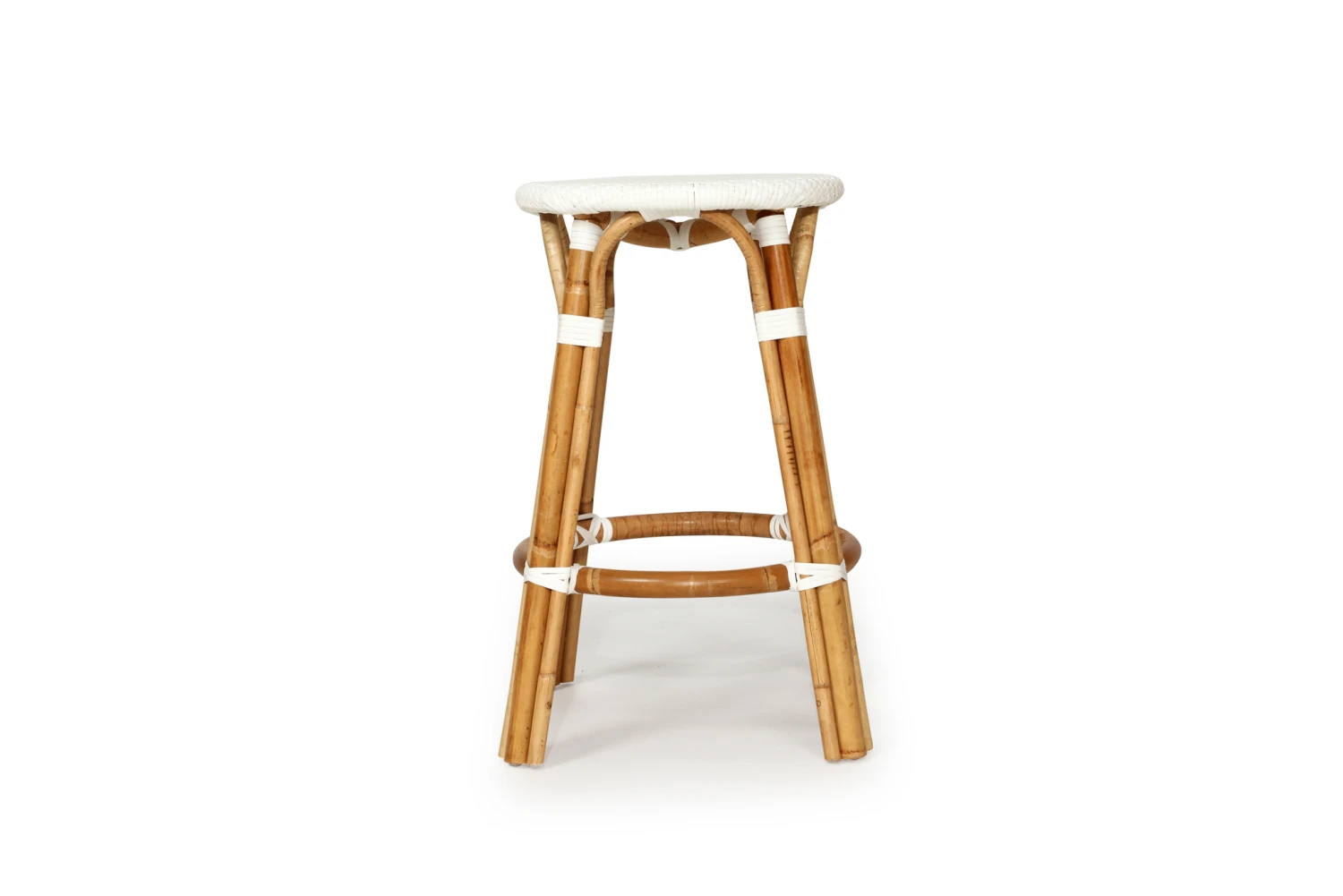 Sorrento Backless Counter Stool – White 3 Sorrento Backless Counter Stool – White