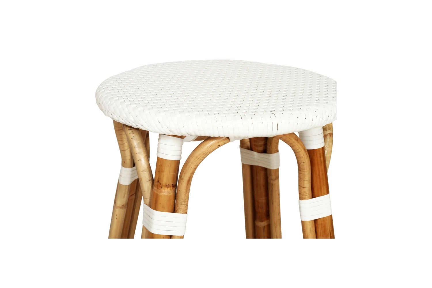 Sorrento Backless Counter Stool – White 8 Sorrento Backless Counter Stool – White - Image 6