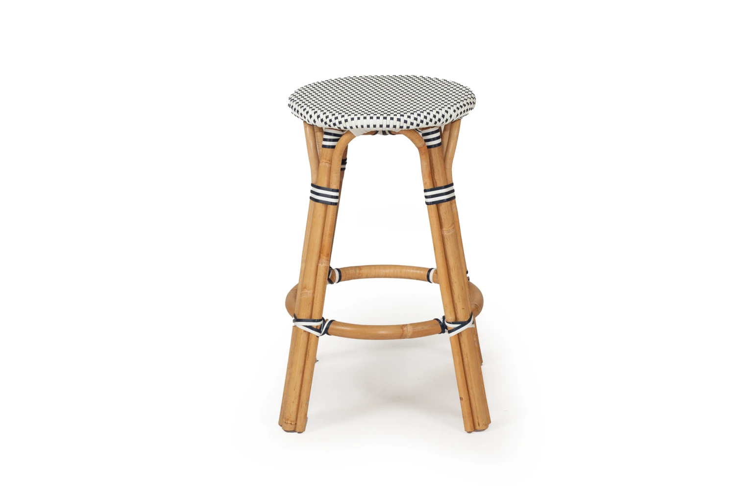 Sorrento Backless Counter Stool – Navy 5 Sorrento Backless Counter Stool – Navy - Image 3